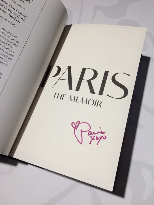 Paris Hilton Autograph Book